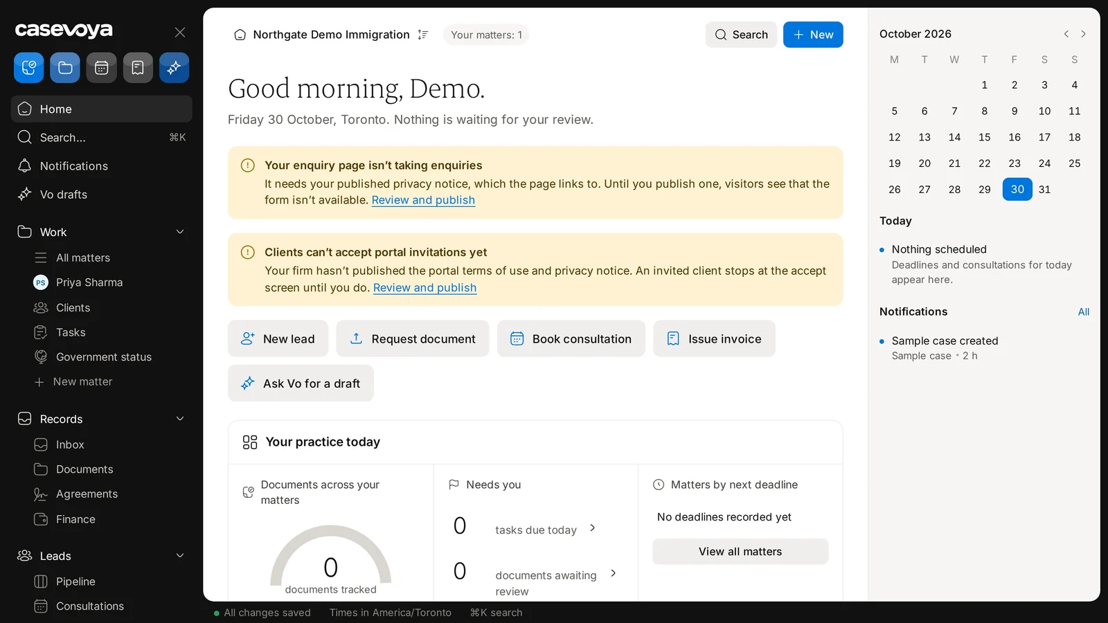 Screen: Notifications