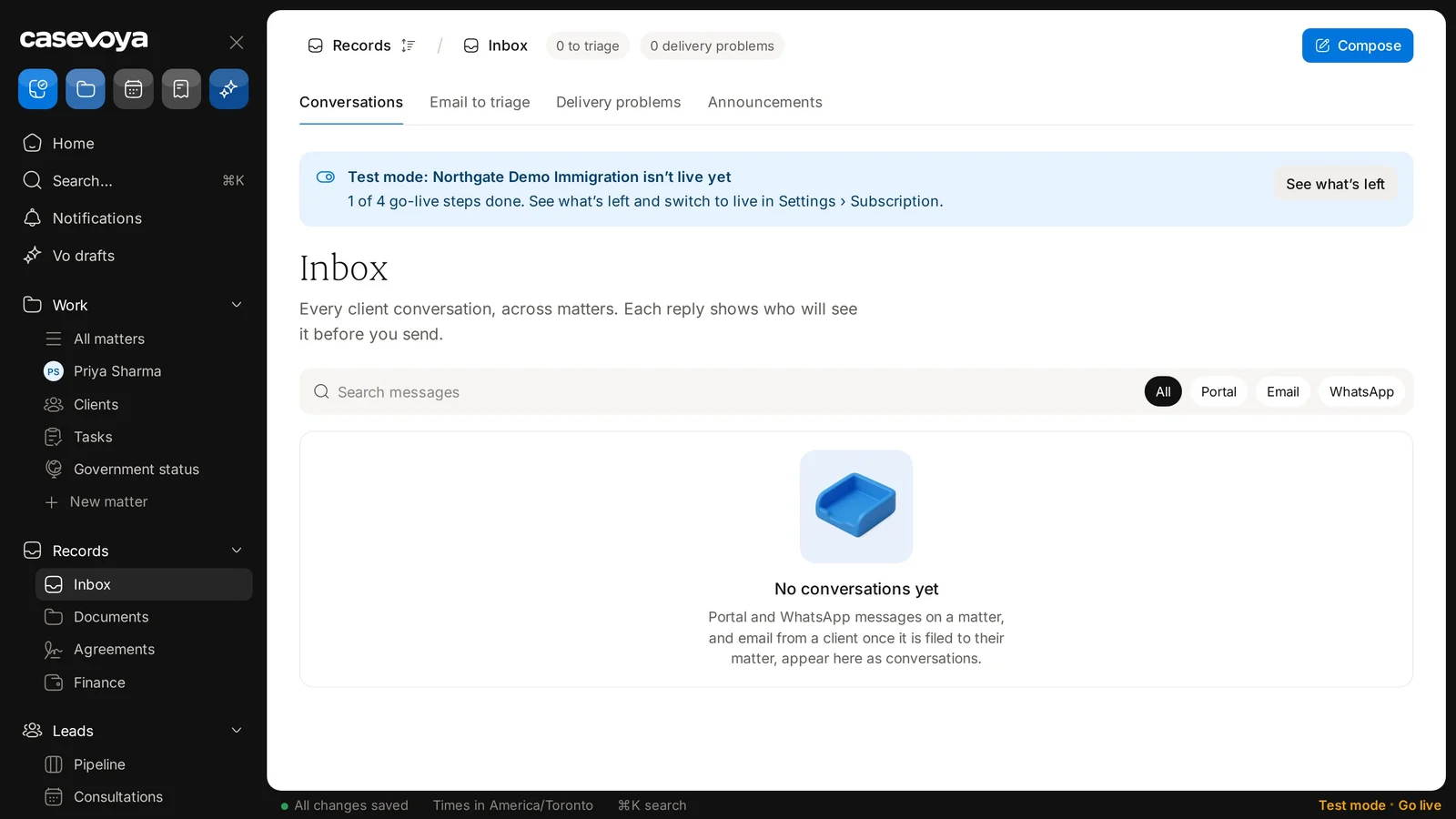 Screen: Page purpose